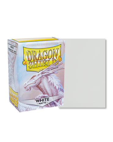 Protectores Dragon Shield - Standard Matte - White