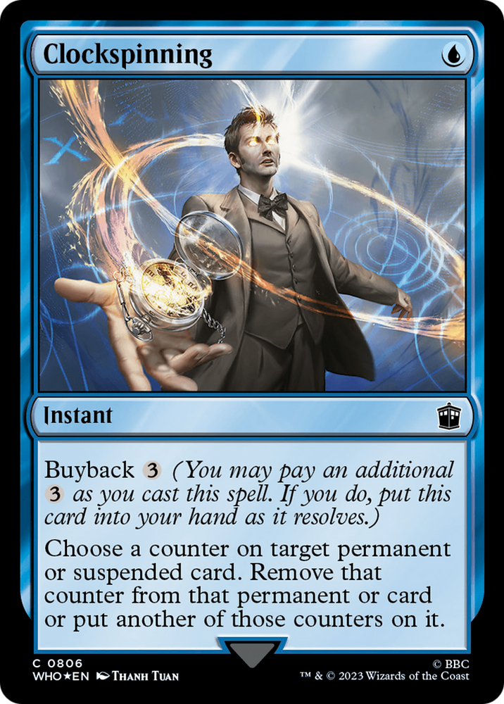 Clockspinning (Surge Foil) [Doctor Who]