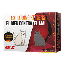 Juego De Mesa Exploding Kittens El Bien Vs El Mal - Asmodee