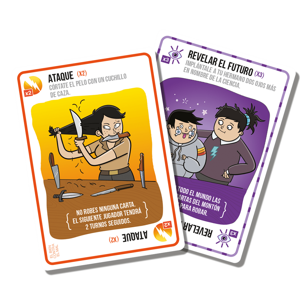 Juego De Mesa Exploding Kittens El Bien Vs El Mal - Asmodee