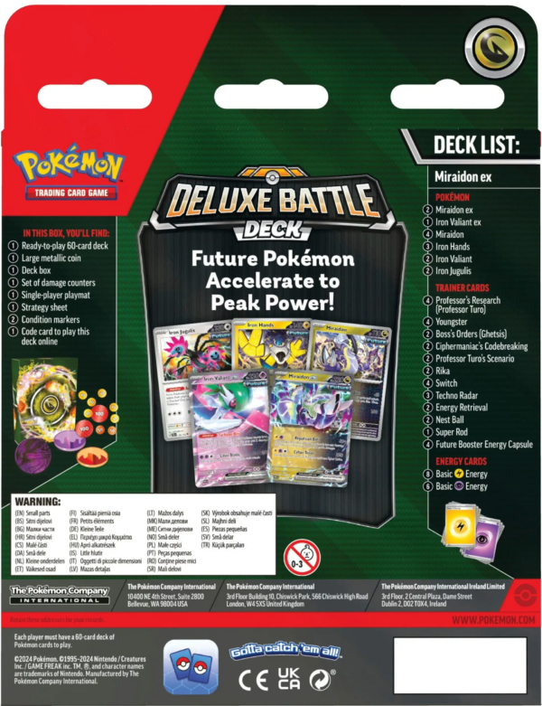 Pokemon TCG: EX Deluxe Battle deck Miraidon