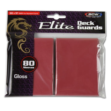 Protectores BCW Deck Guards Red Elite Tamaño Standard