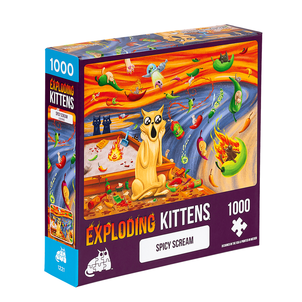 Puzzle Exploding Kittens 1000 piezas: Spicy Scream