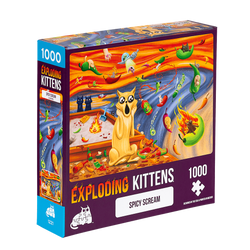 Puzzle Exploding Kittens 1000 piezas: Spicy Scream