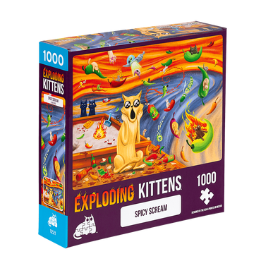 Puzzle Exploding Kittens 1000 piezas: Spicy Scream