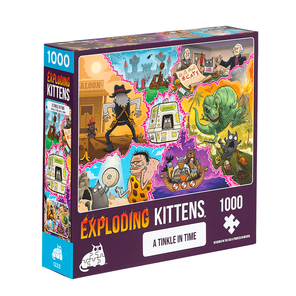 Puzzle Exploding Kittens 1000 piezas: Tinkle in Time