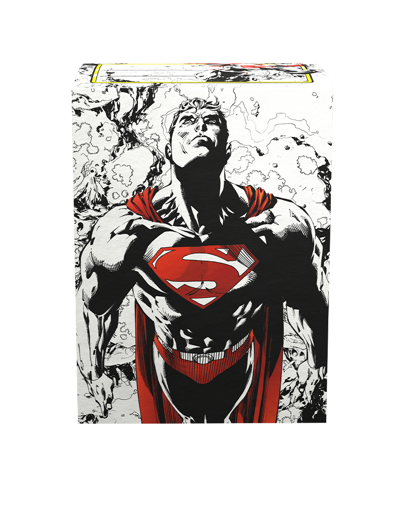 Dragon Shield Sleeves: Standard DUAL- Matte 'Superman Core' Red/White (100 ct.)