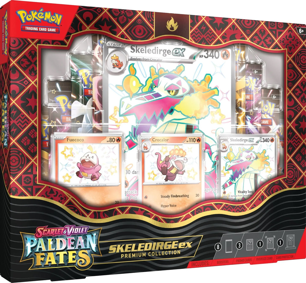 Pokemon TCG - Scarlet & Violet: Paldean Fates - Premium Collection (Skeledirge ex)